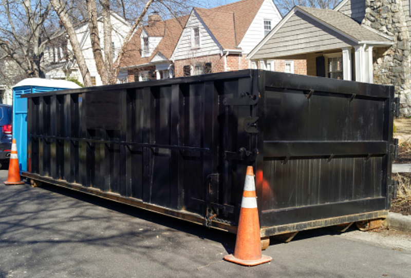 Recycling dumpster