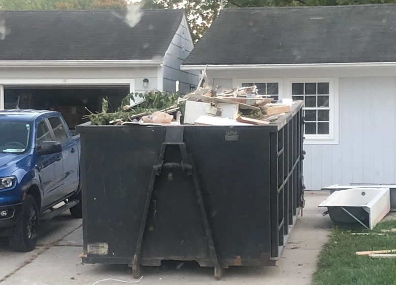 one of our dumpsters in Kannapolis